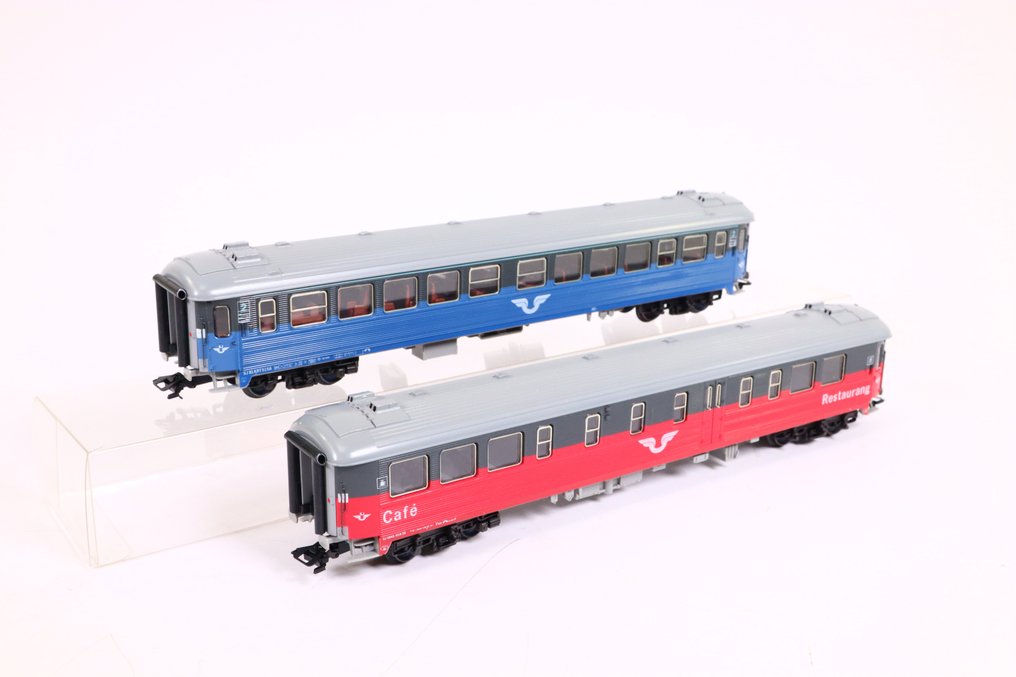 Märklin H0 - 4377/4378 - Model train passenger carriage (2) - Two ...