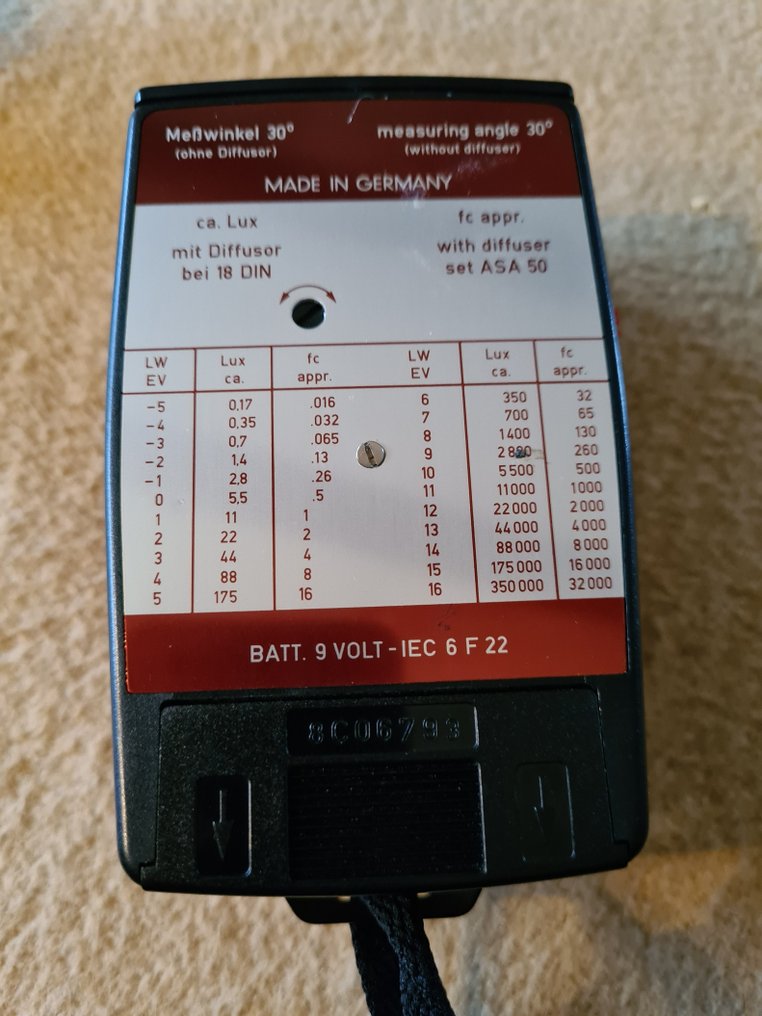 Gossen Profisix SBC, CDS Belichtungsmesser für Objekt und Lichtmessung