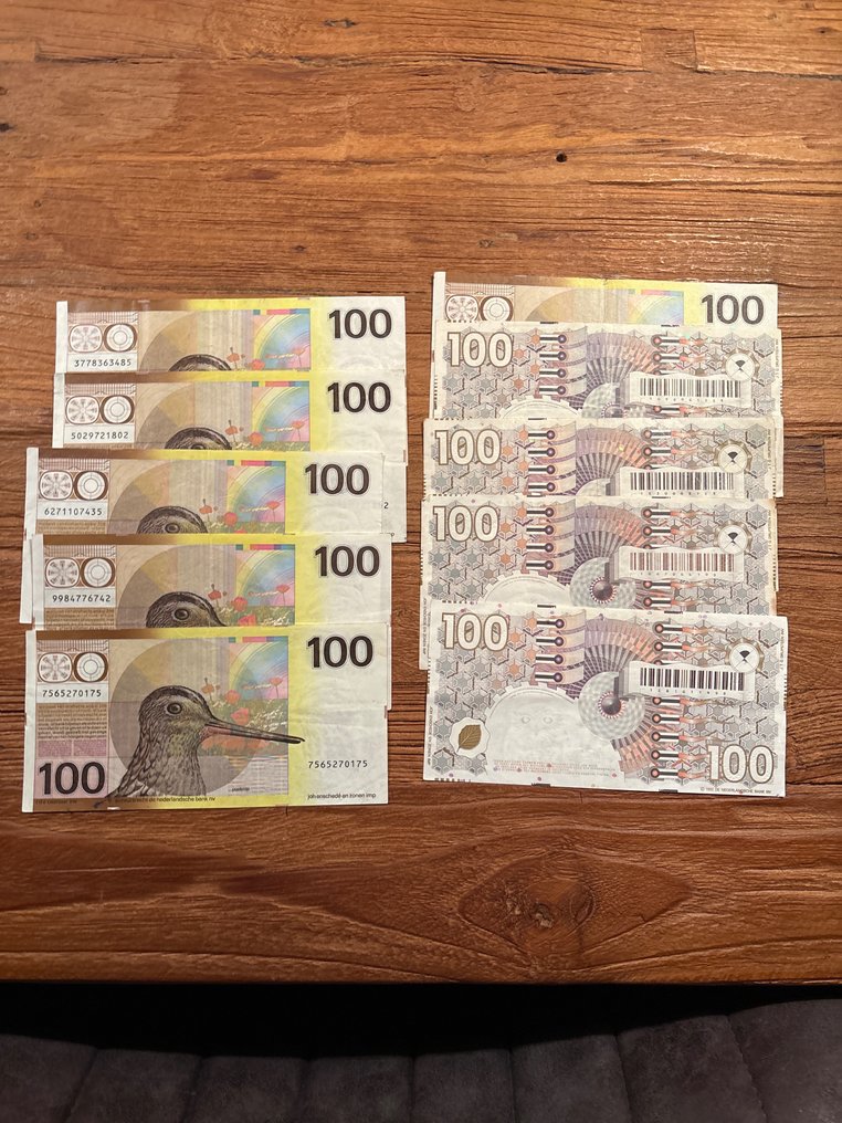 nederland-10-x-100-gulden-various-dates-catawiki