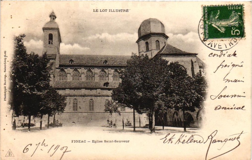 Francia Ciudad y paisajes, Lot (46) + Lot y Garona (47) Postal (98