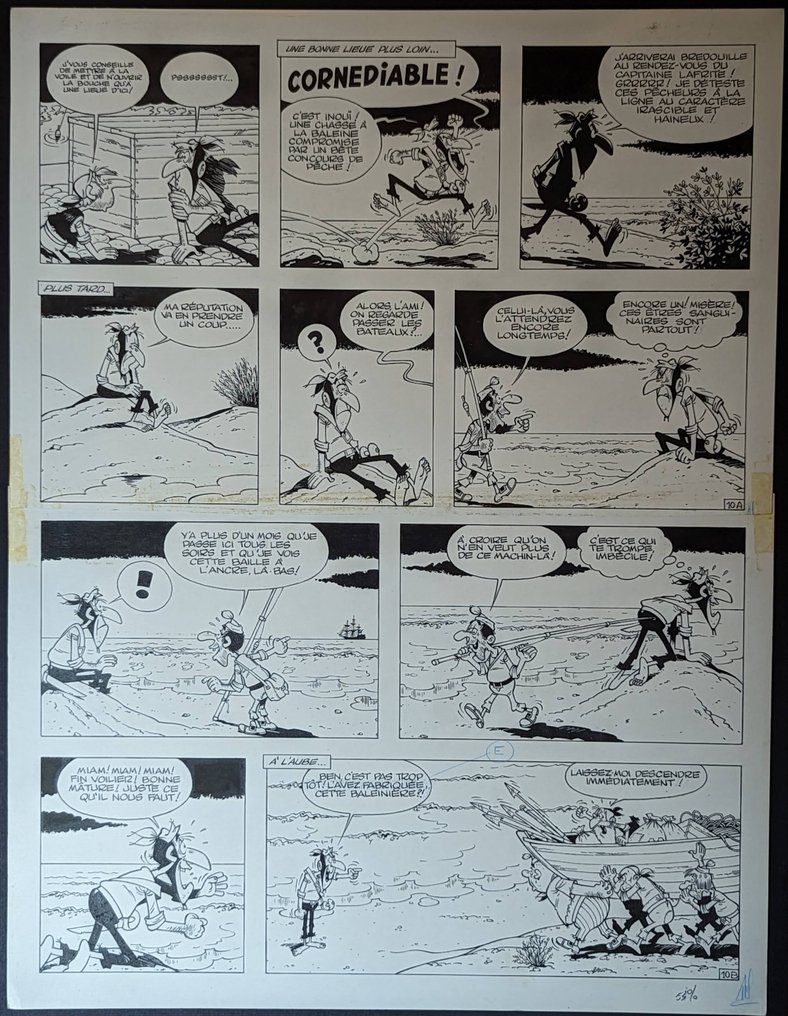 Remacle, Marcel 1 Original page Le Vieux Nick et BarbeNoire La