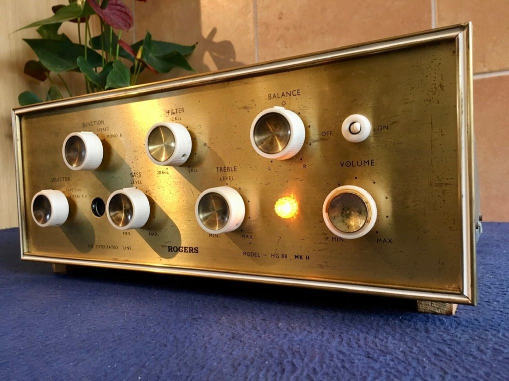 Rogers - HG-88 Tube integrated amplifier - Catawiki