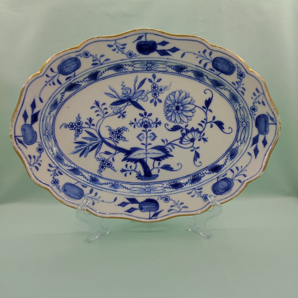 Meissen Serving plate (1) ovale Fleischplatte Gemüseschale 34,0 cm