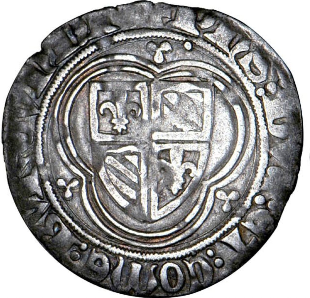 Duché de Bourgogne, France. Philippe le Bon (14191467). Blanc à l'écu