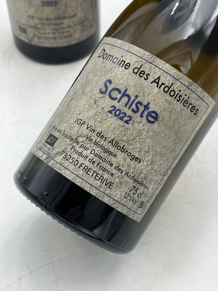 2022 Domaine des Ardoisières "Schiste" Savoie 3 Bottles (0.75L