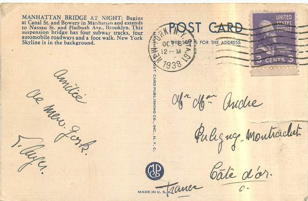 ÉtatsUnis villages, villes Carte postale (50) 19301950 Catawiki