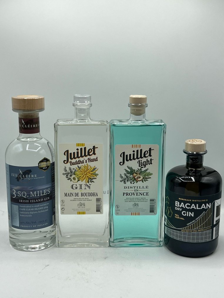 Ferroni 3 Sq Miles Bordeaux Gin Buddha s Hand And Light Provence 