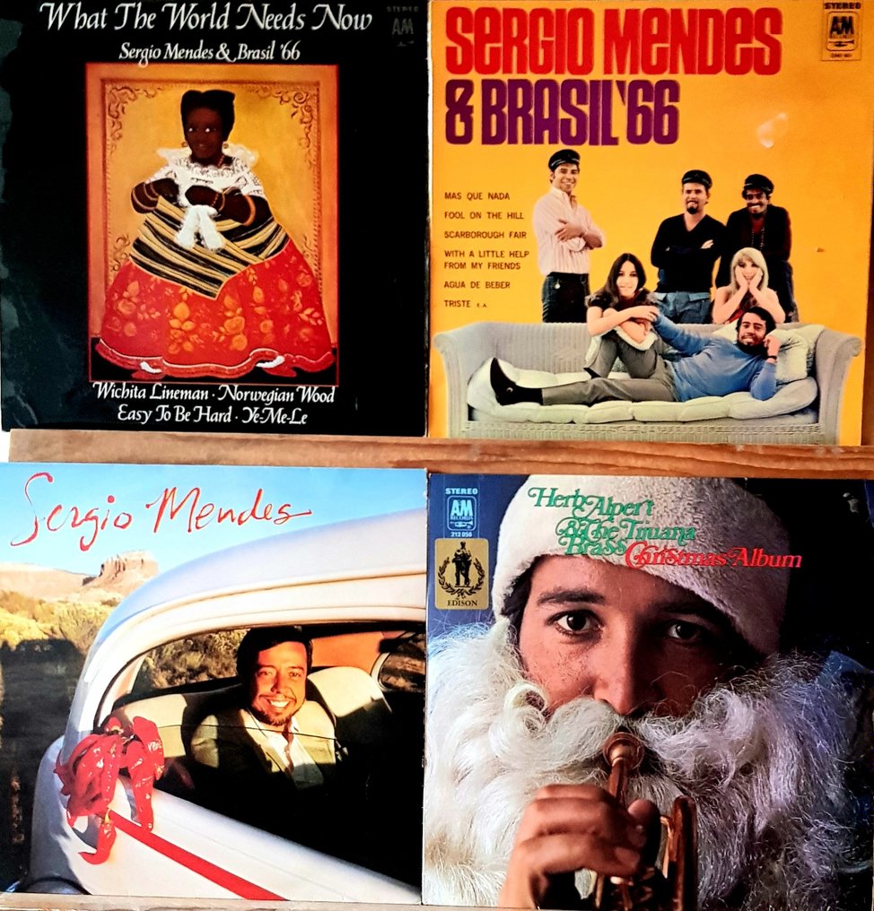 Sergio Mendes & Brasil 66, Herp Alpert & the Tijuana Brass, Mr. Acker Bilk  & Strings Latin Jazz, - Octan - Różne wydania (patrz opis) - 1966 - Catawiki