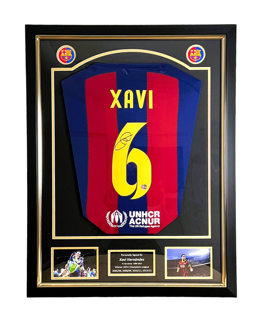 Xavi signed shirt 2025