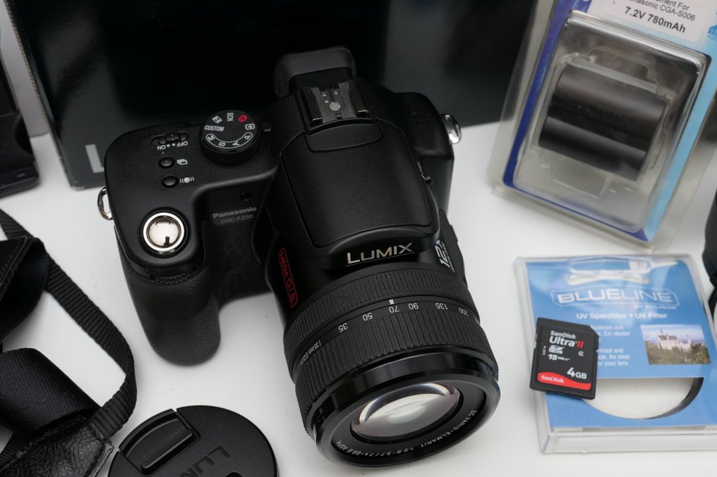 Panasonic Lumix DMCFZ50 superzoom Set Digitale hybride camera Catawiki