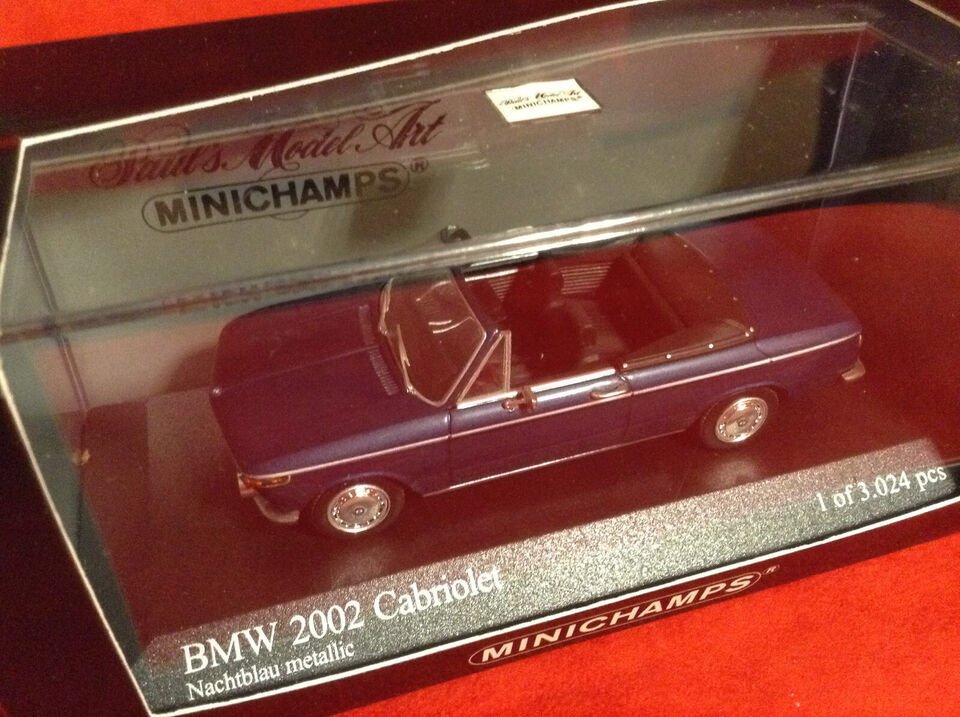 MiniChamps 1:43 - 1 - Model car - ref. #021130 BMW 2002 Cabriolet 1971 ...