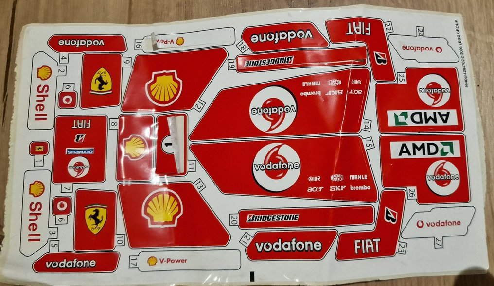 Lego 8674 stickers deals