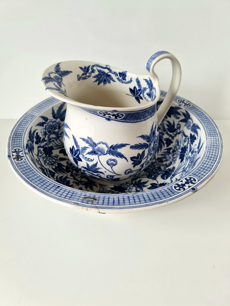 Frasco - Conjunto de luminárias inglesas do século XIX - Porcelana ...