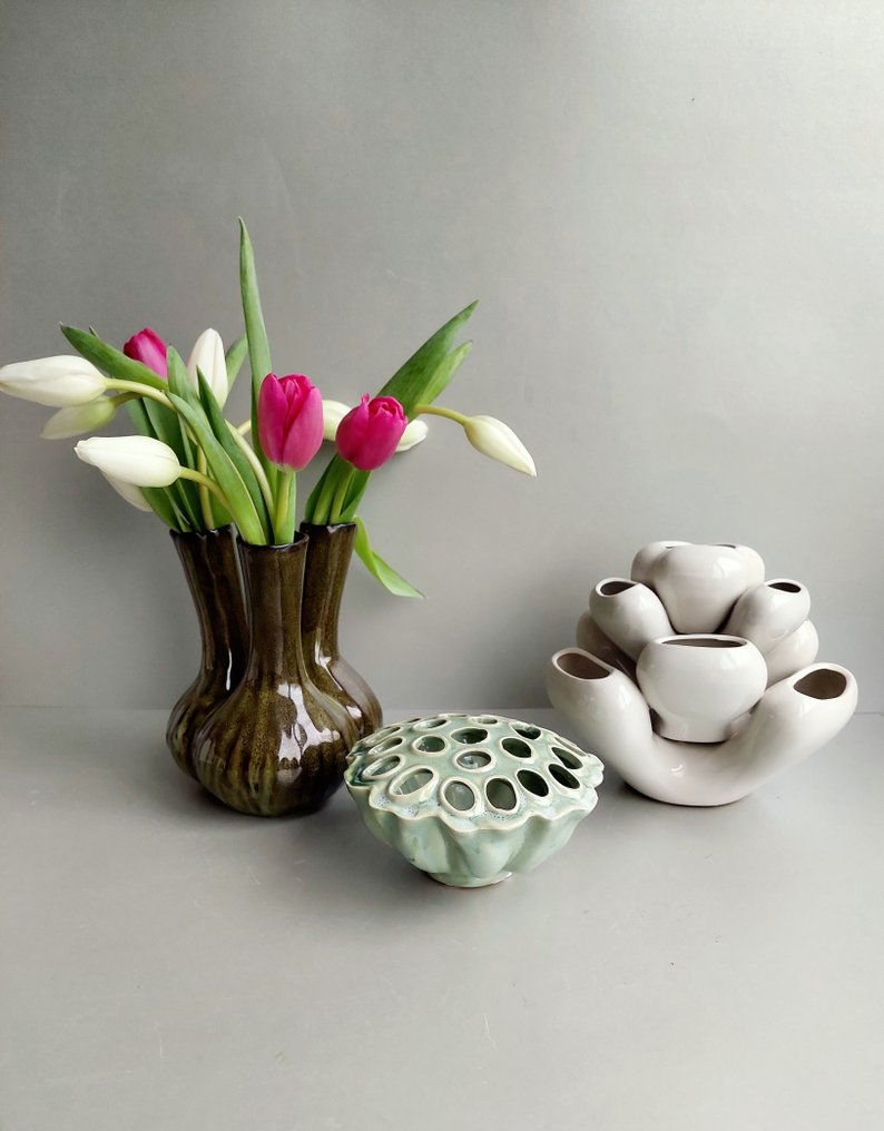 Daan kromhout, Des Pots Daan Kromhout, Des Pots Vase (3) Lotus