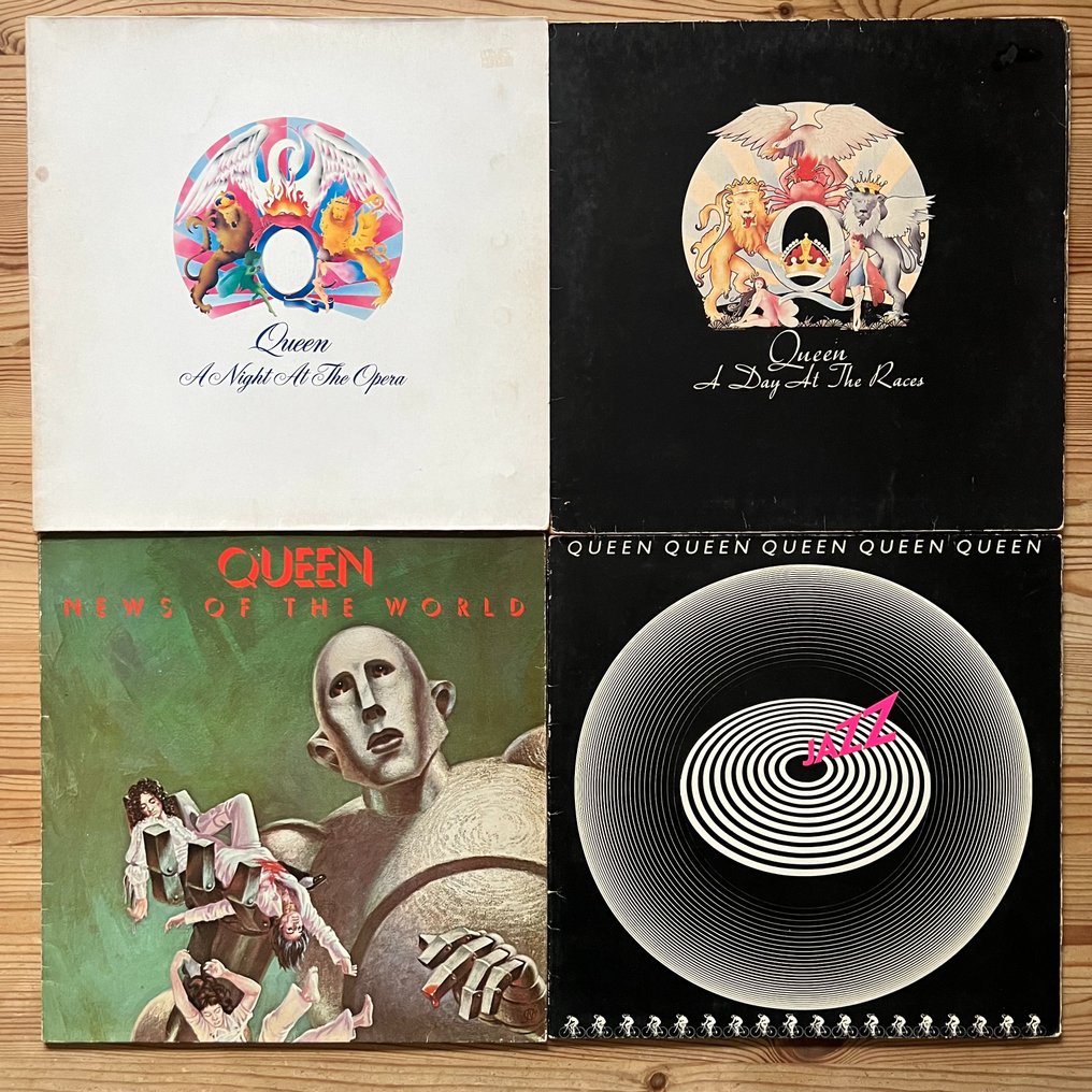 Queen - QUEEN 4 Great LPs [legendary 70s pressings] - Titoli vari - Disco  in vinile - Stereo - 1975 - Catawiki