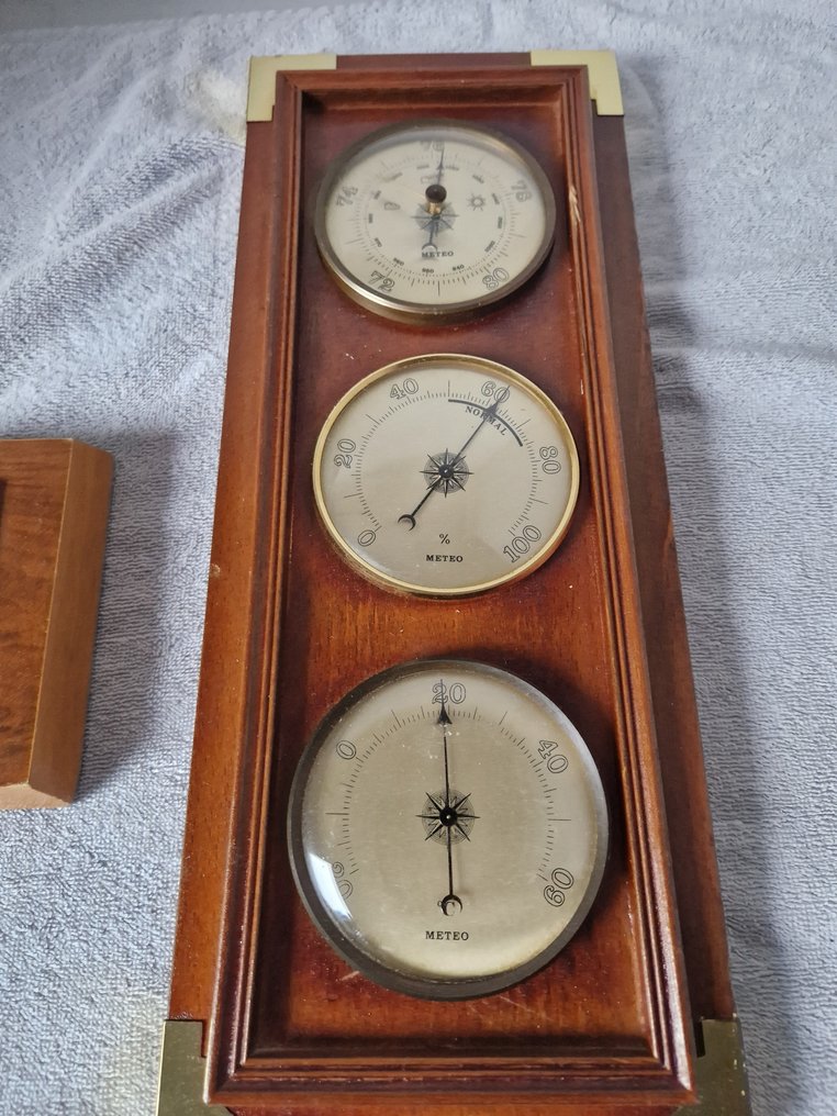 Barometer (2) - Wood - Catawiki