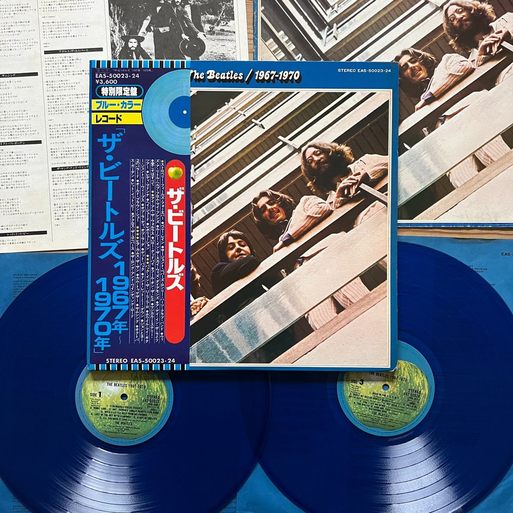 Beatles - Beatles 1967-1970 [coloured blue vinyl pressing] MINT - Album 2 x  LP (album doppio) - Vinile colorato - 1973 - Catawiki