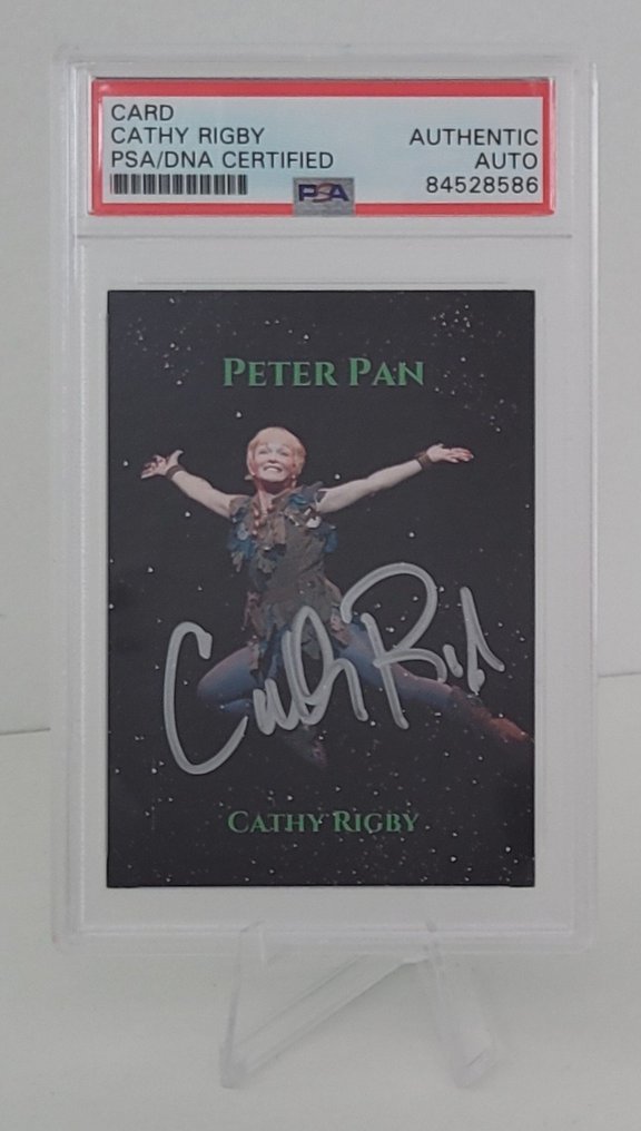 Peter Pan Cathy Rigby Autograph Card with PSA Certification Catawiki
