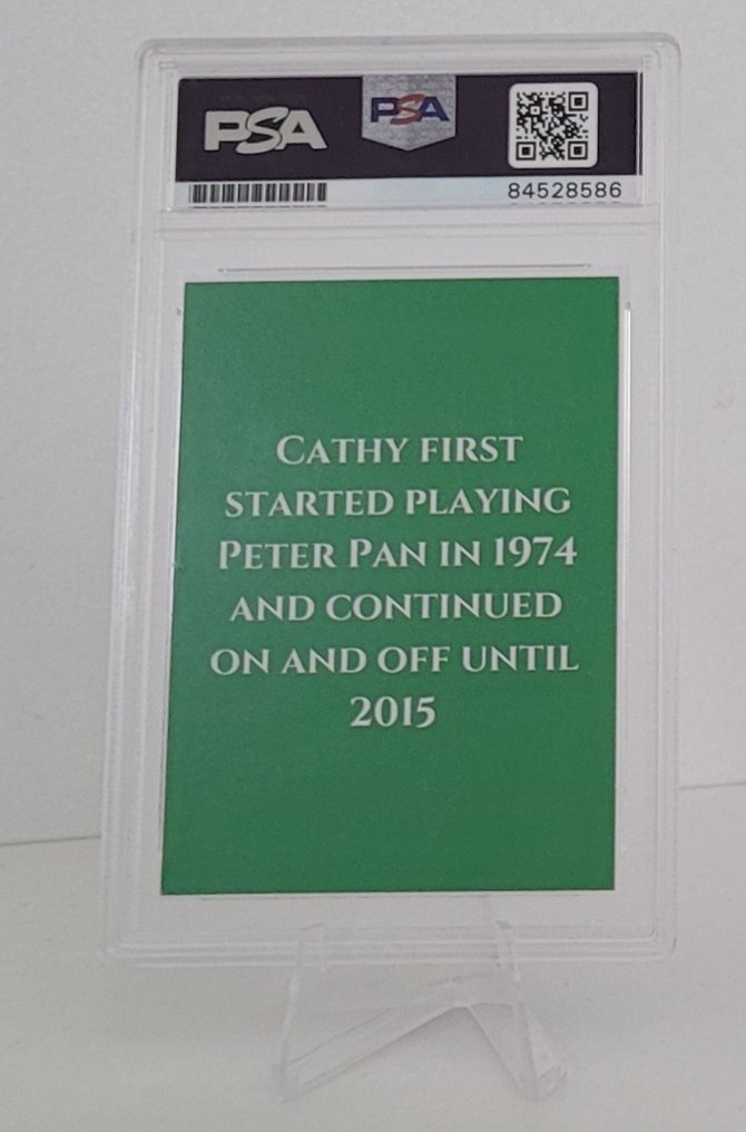 Peter Pan Cathy Rigby Autograph Card with PSA Certification Catawiki