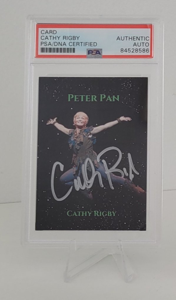 Peter Pan Cathy Rigby Autograph Card with PSA Certification Catawiki