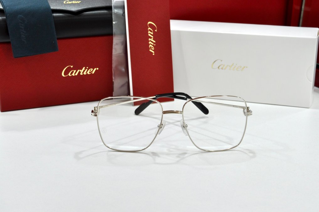 Occhiali discount cartier platino