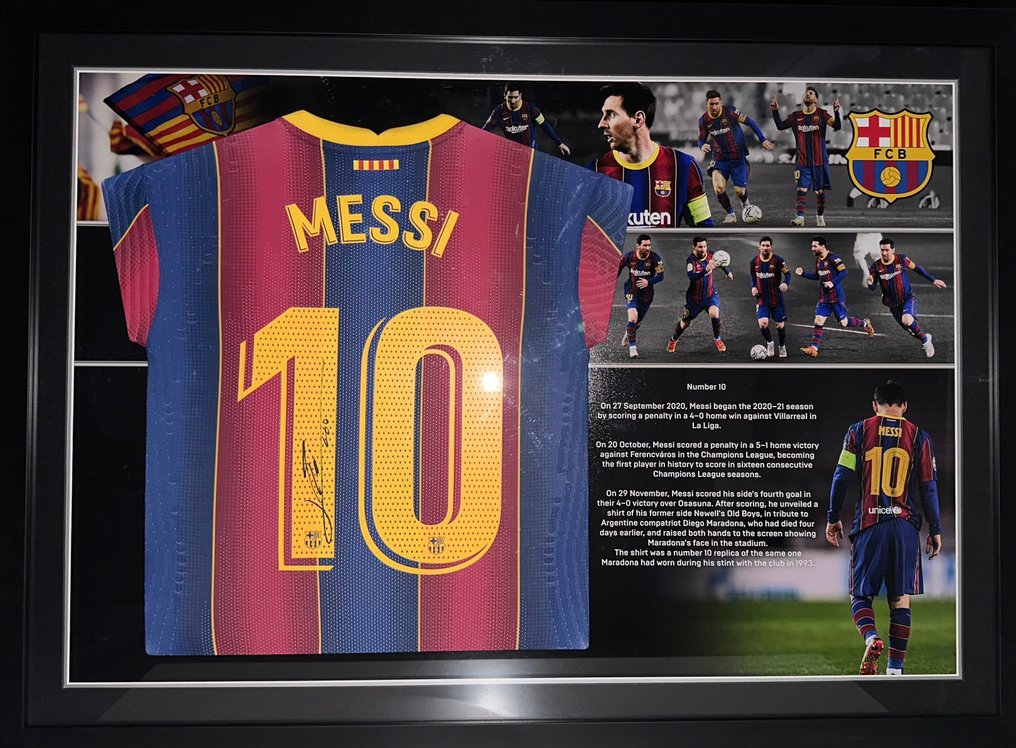Match Issued Lionel Messi FC Barcelona - Shirt - Catawiki