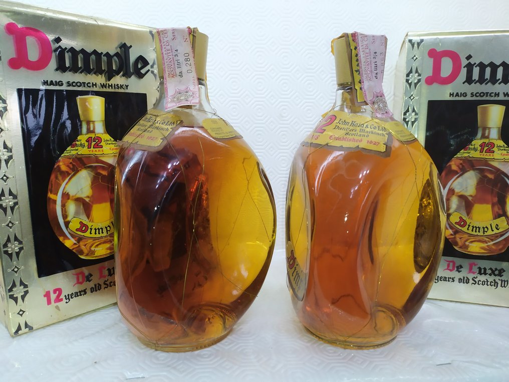 Dimple 12 years old b. 1970s 75cl 2 bottles Catawiki