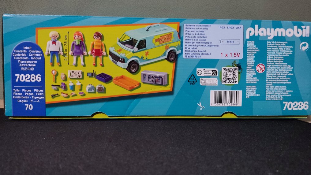 PLAYMOBIL Scooby-Doo! Mystery Machine 70286 Vera Fred Daphne's Van Car