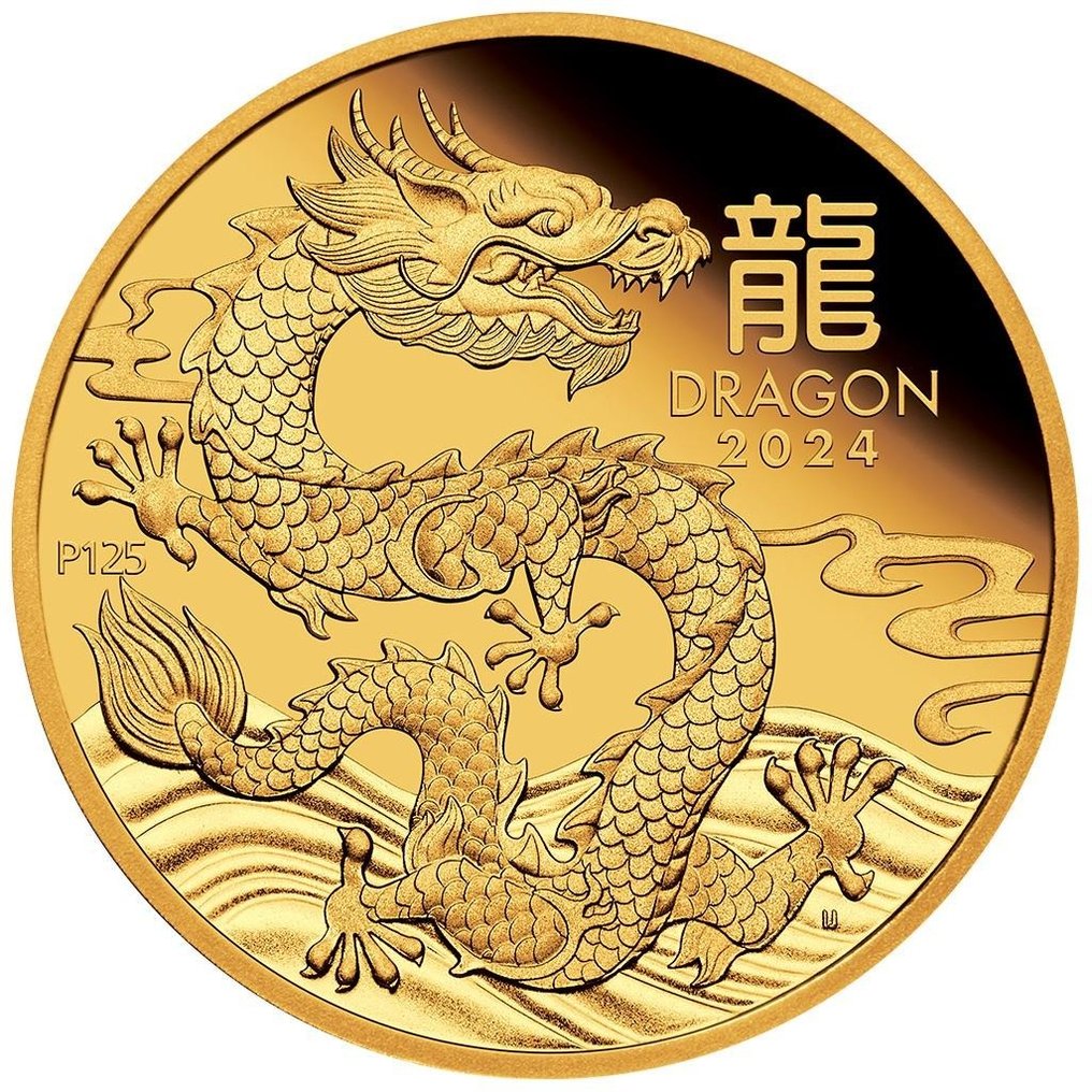Australien. 15 Dollars 2024 Perth Mint Lunar III Jahr des Drachen 1/10