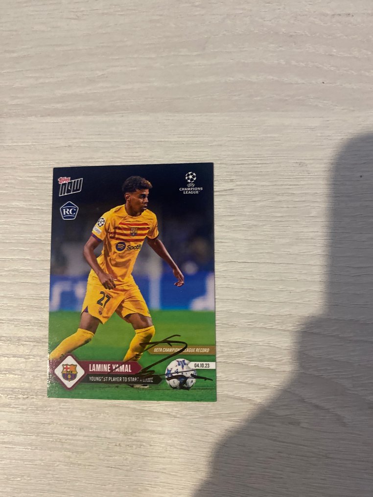 FC Barcelona - Spanish Football League - Lamine Yamal - Chrome Topps