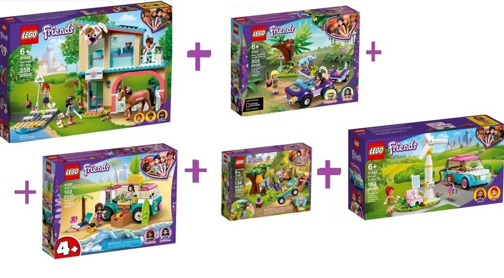 Lego Friends 41446 41397 41421 41443 41363 Friends