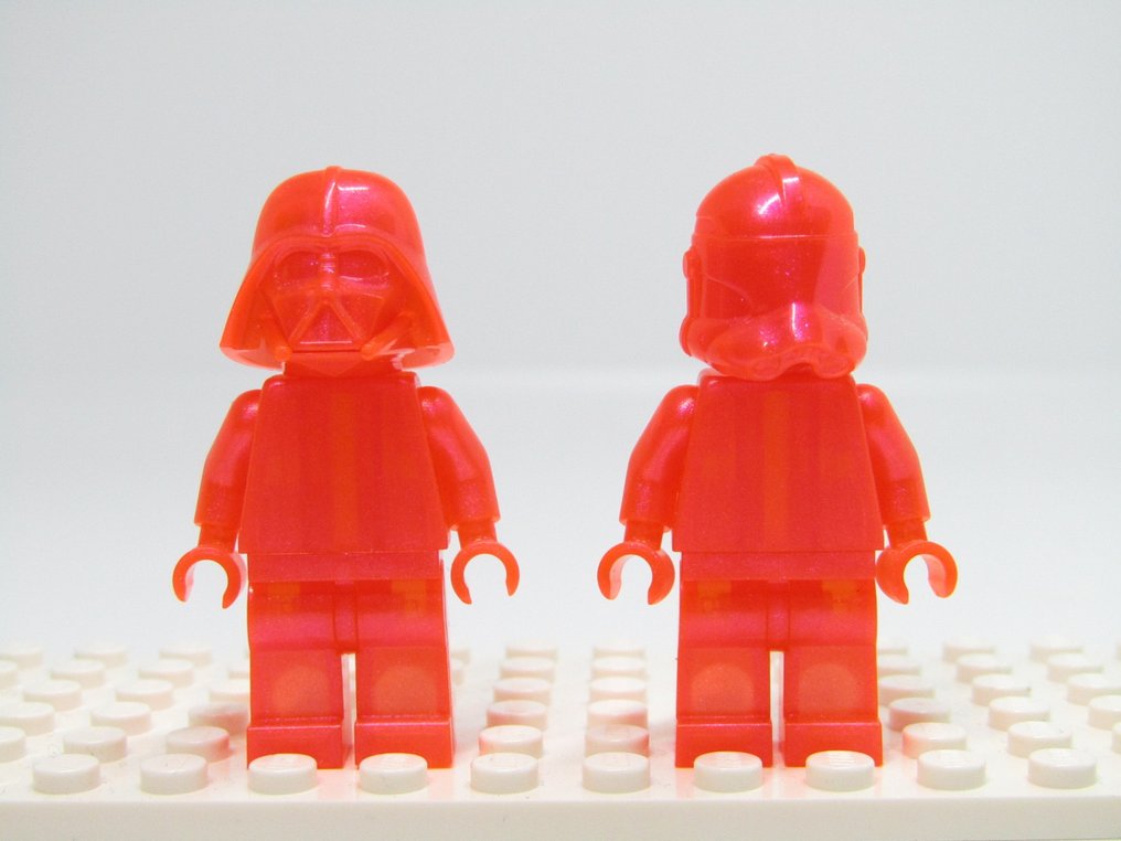 LEGO - Star Wars - prototype Darth Vader & clone trooper Satin neon ...