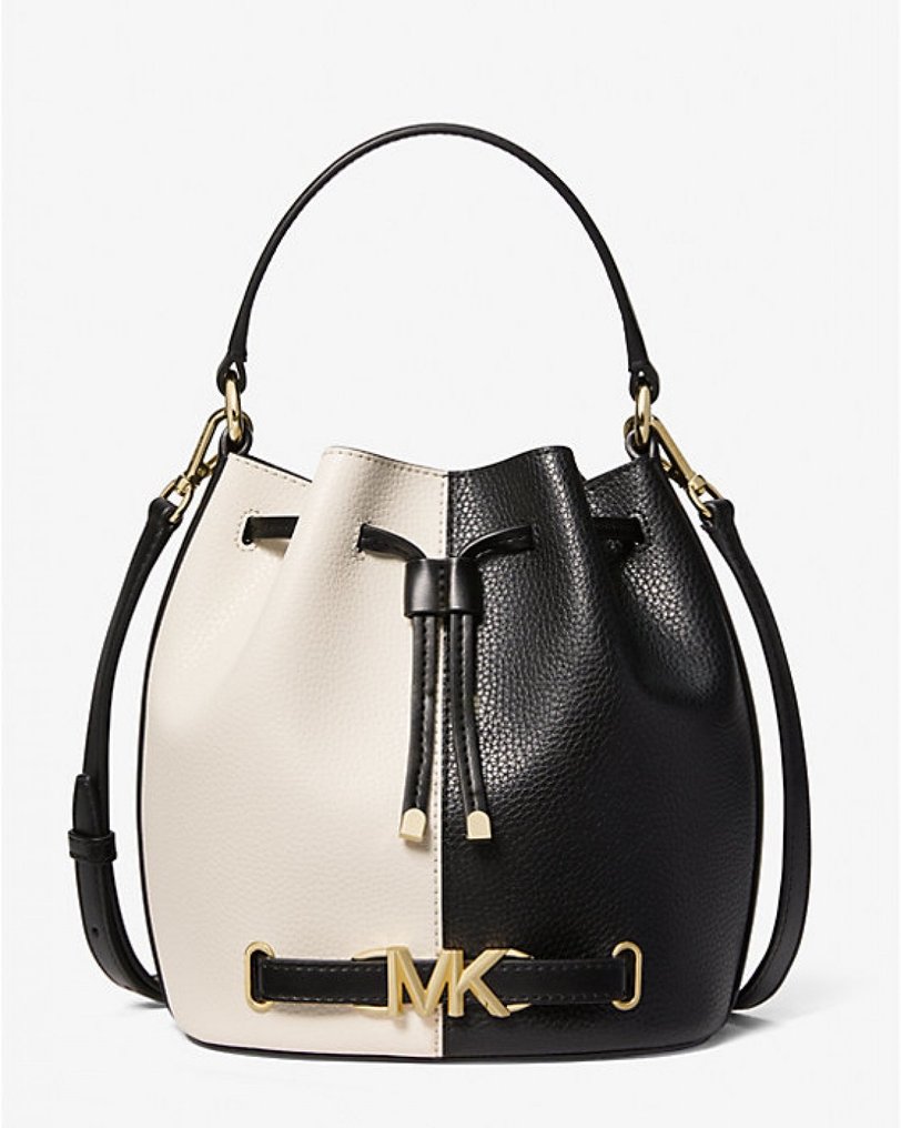 Michael kors md bucket bag sale leather