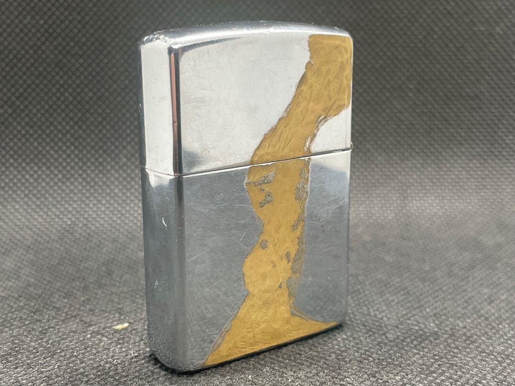 Zippo Unknow artist paint Lighter Brass Catawiki