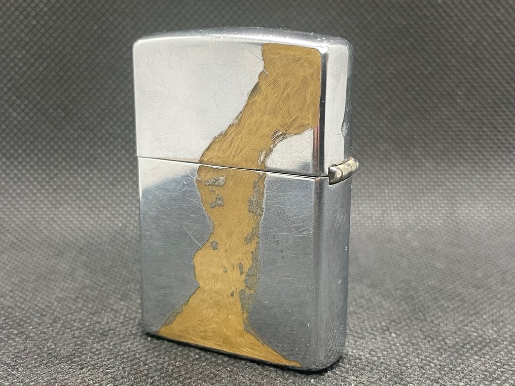 Zippo Unknow artist paint Lighter Brass Catawiki