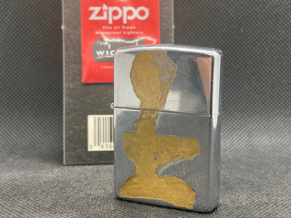 Zippo Unknow artist paint Lighter Brass Catawiki
