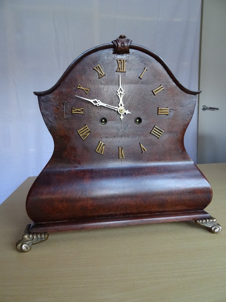 Pendule Perivale All British Clocks Biedermeier Wood, Walnoot 19101920 Catawiki