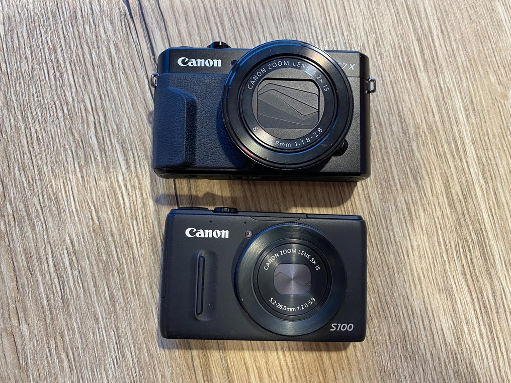 Canon G7X+S100 Digitale compact camera Catawiki