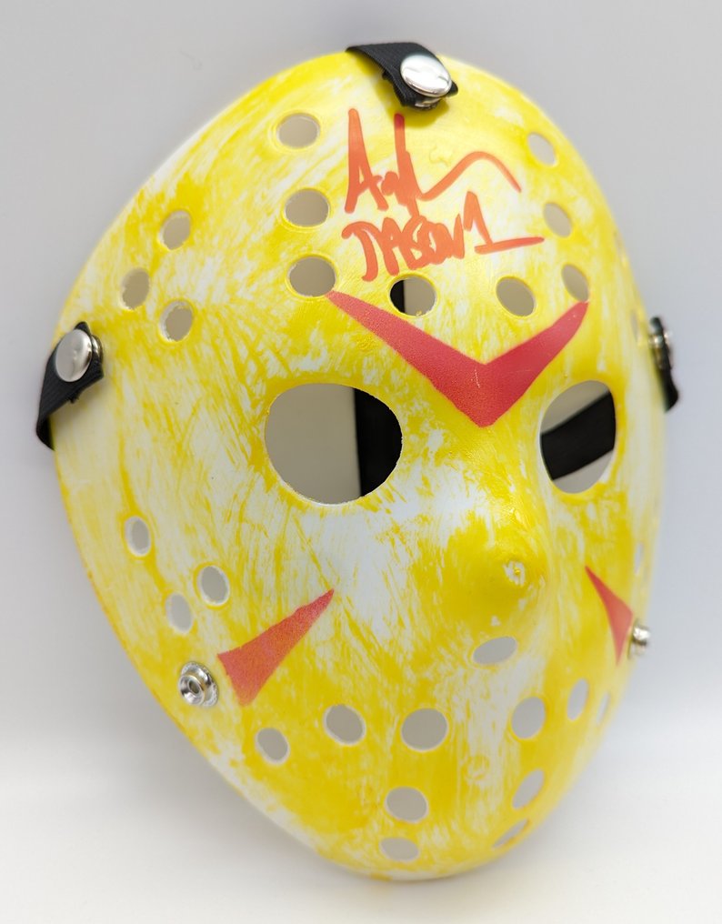 Venerdì 13 Ari Lehman Autografo Maschera Certified by Beckett Venerdì 13 Ari Lehman Autografo Maschera Certified by Beckett