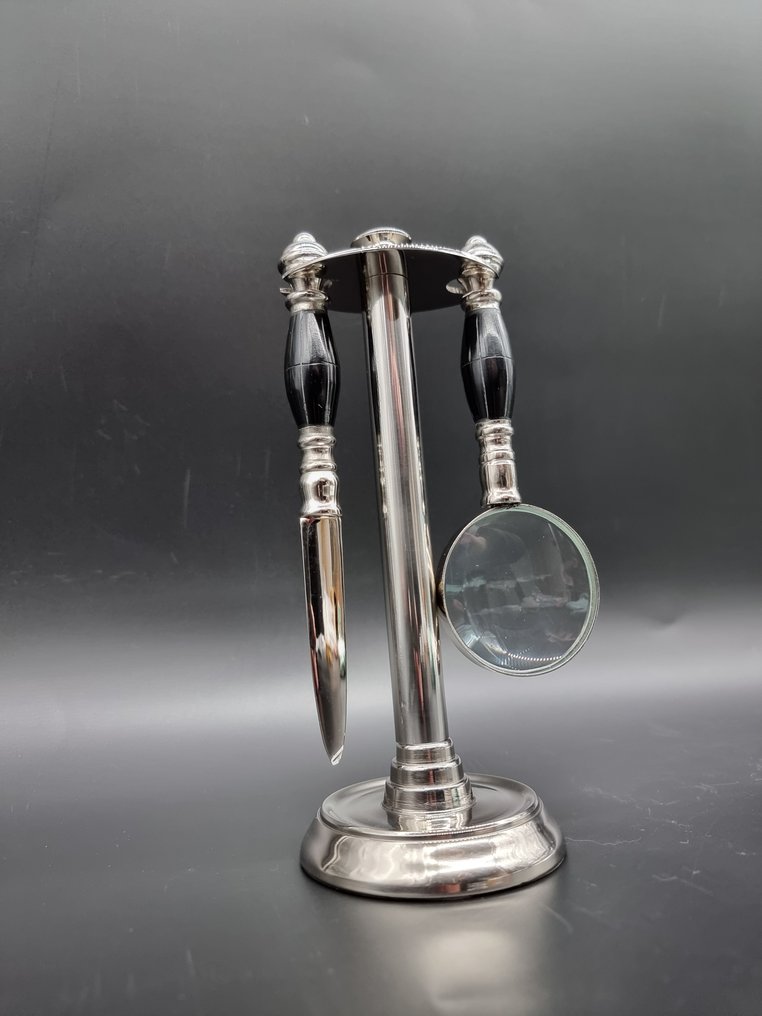 Paper knife Luxury Desk Set Letter Opener & Magnifying Glass