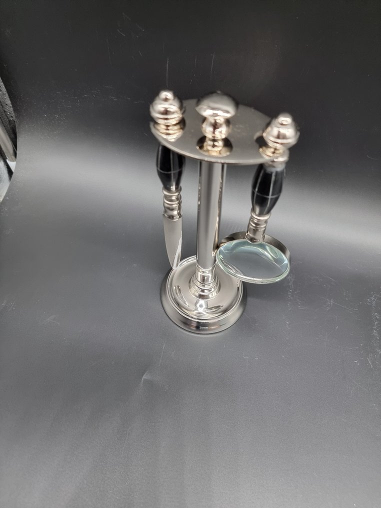 Paper knife Luxury Desk Set Letter Opener & Magnifying Glass