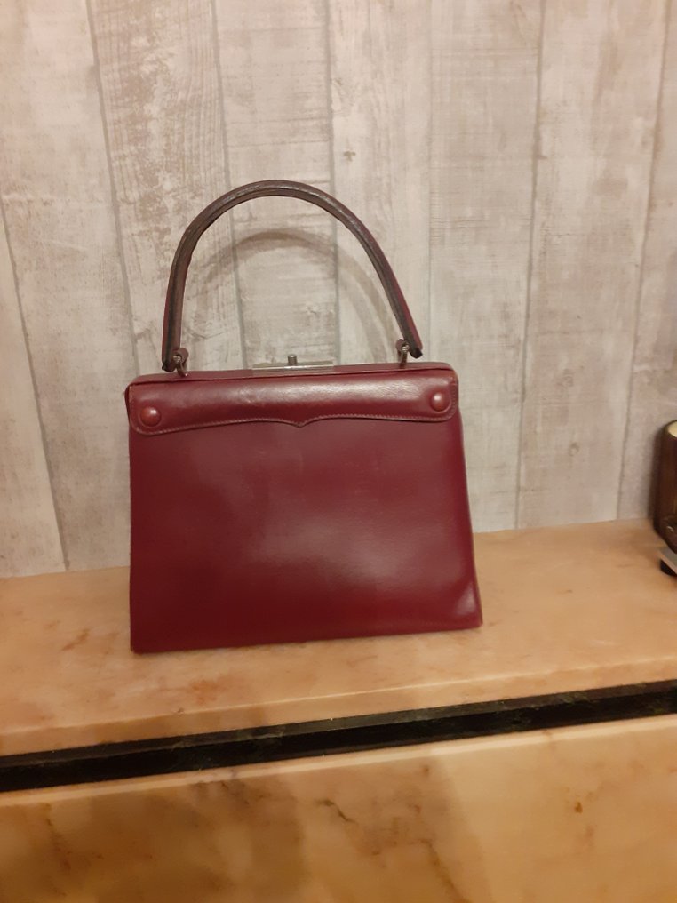 Delvaux red top handle Handtas Catawiki