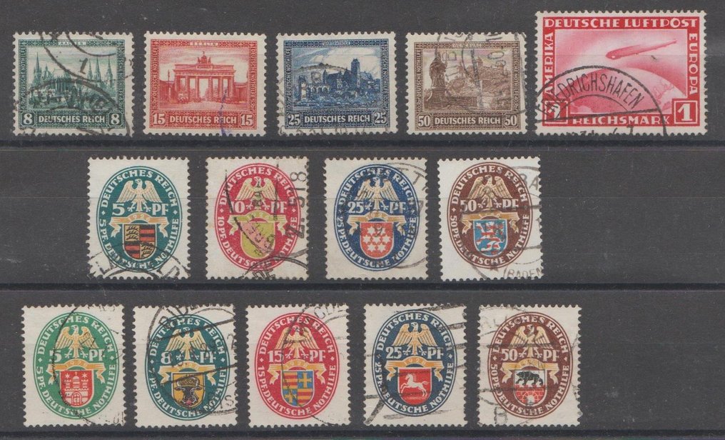 Deutsches Reich 1926/1931 Auswahl aus den 20er30er Jahren Michel