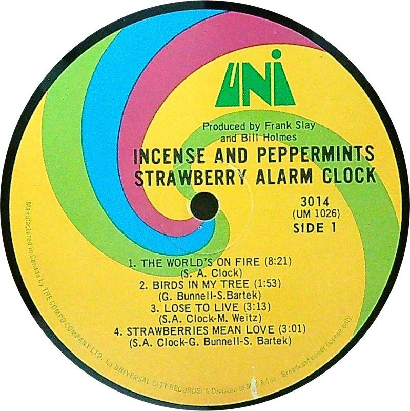 Strawberry Alarm Clock (Psychedelic Rock) Incense And Peppermints
