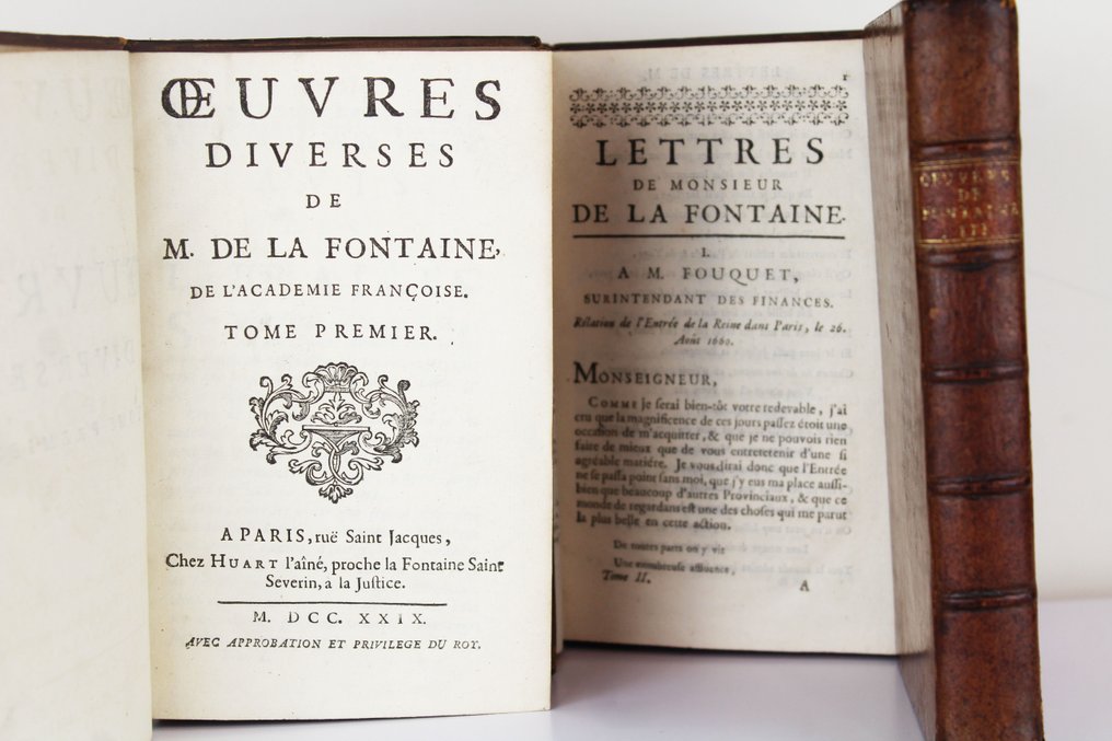 Oeuvres Jean De La Fontaine www.catawiki.com