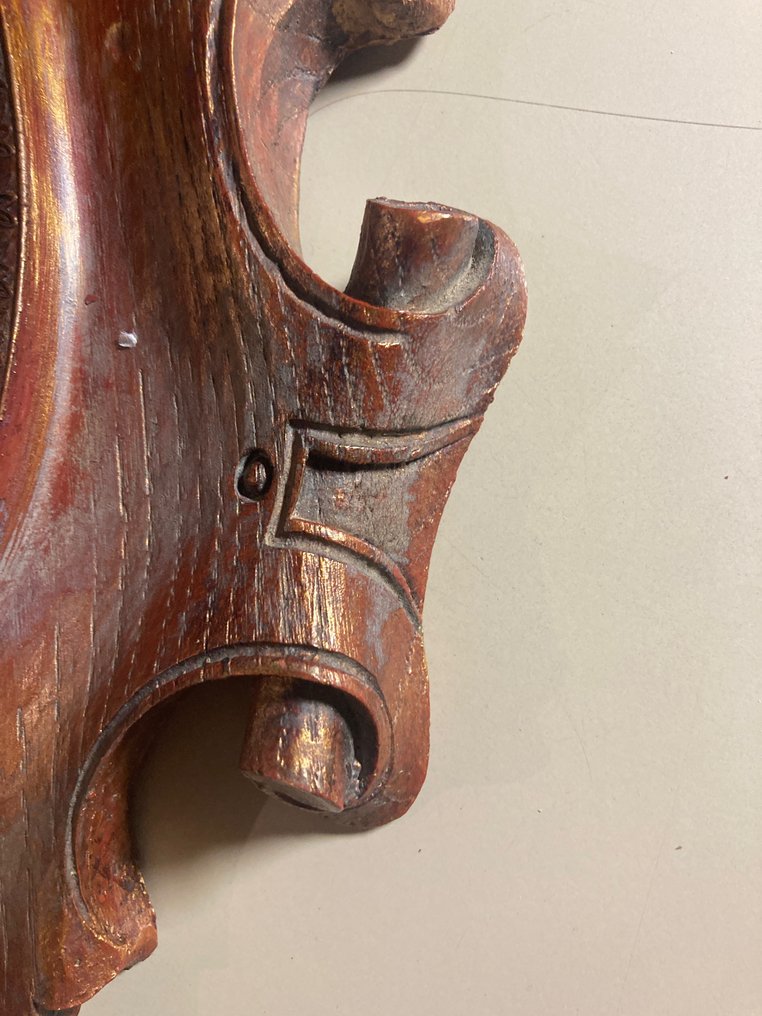 Wall mirror (1) - Wood - Catawiki