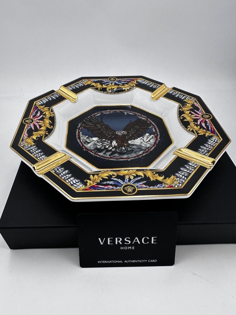 Rosenthal Versace Ashtray "Le Regne Animal Sam" Ceramic
