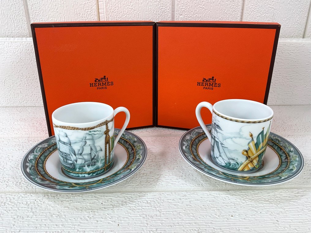 Hermès Cup and saucer Patchwork Porcelain Catawiki