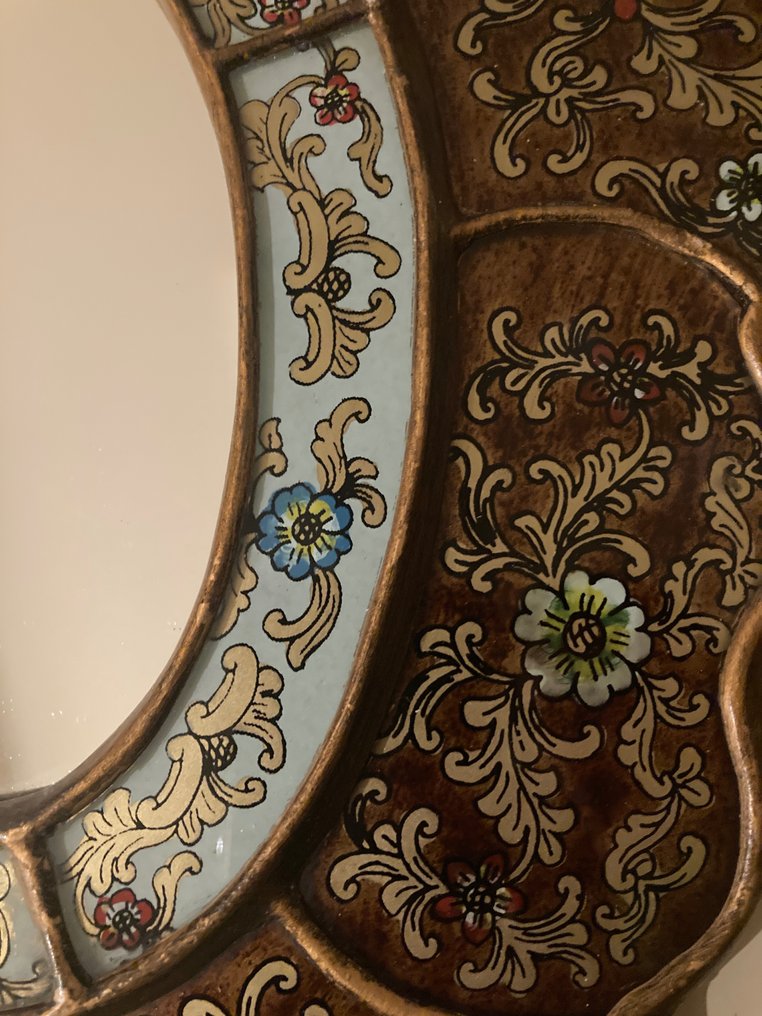 Wall mirror (1) - Wood - Catawiki