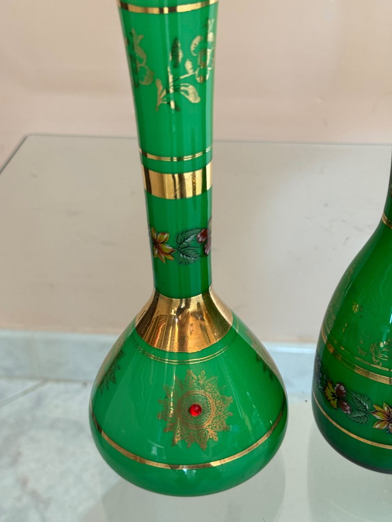 vaso-6-foglia-oro-porcellana-vetro-catawiki